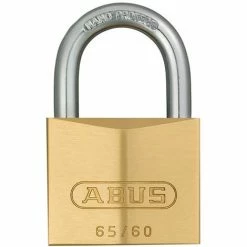 ABUS Mechanical ABUKA12006 65/60mm Brass Padlock Keyed Alike 6601