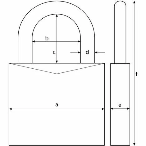 ABUS Mechanical - 90RK/50 TITALIUM™ Padlock Closed Shackle Carded ABUS Mechanical - 90RK/50 TITALIUM™ Padlock Closed Shackle Carded -ABUS Shop 54516967 3