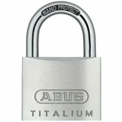 ABUS Mechanical ABU64TI45C 64TI/45mm TITALIUM Padlock Carded
